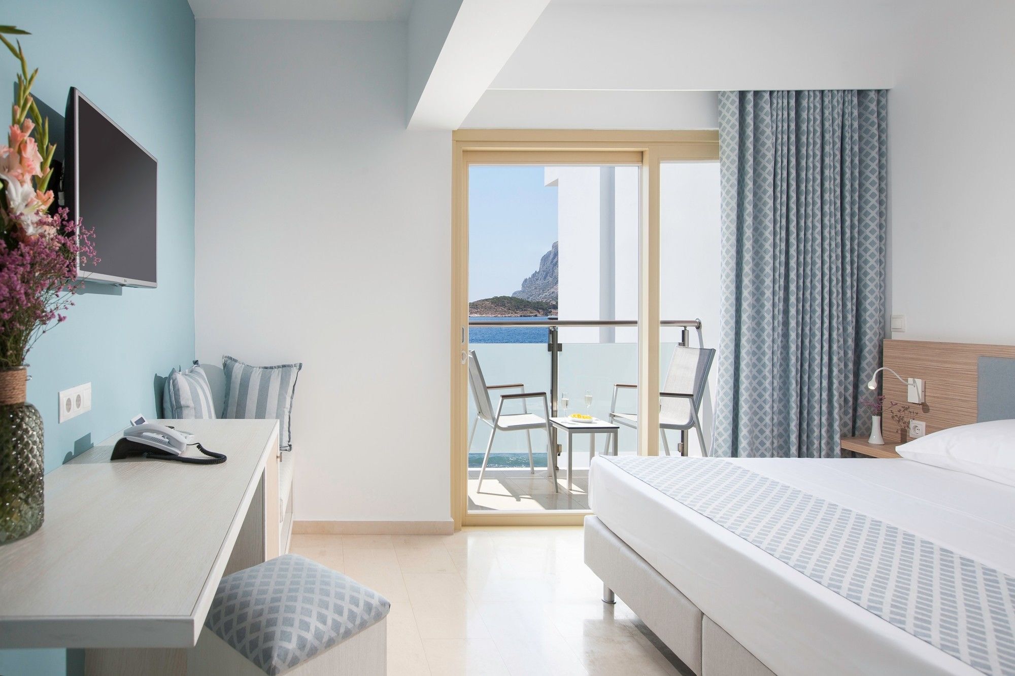Zephyros Hotel Myrties المظهر الخارجي الصورة